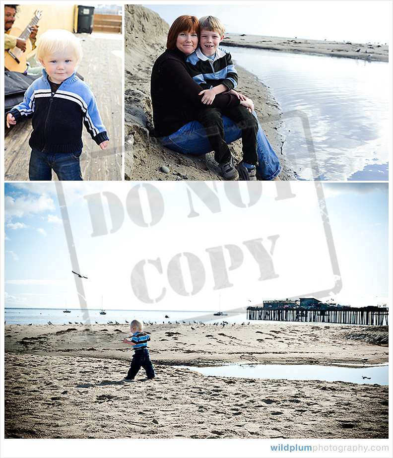 Beach Family Portraits - Wild Plum Photography